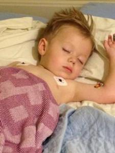 Ben is only two years old but started showing symptoms of Type 1