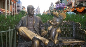 Roy Disney and Minnie Mouse - Main St. USA - Magic Kingdom Park - Walk Disney World - 2009