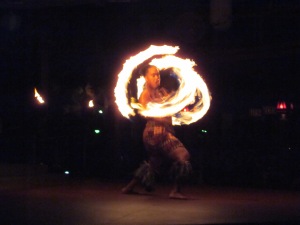 Fire dancer - Polynesian Resort - Walt Disney World - 2011
