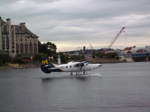 The sea plane taxi. Victoria BC. Photo by P. Rickrode September 2014.